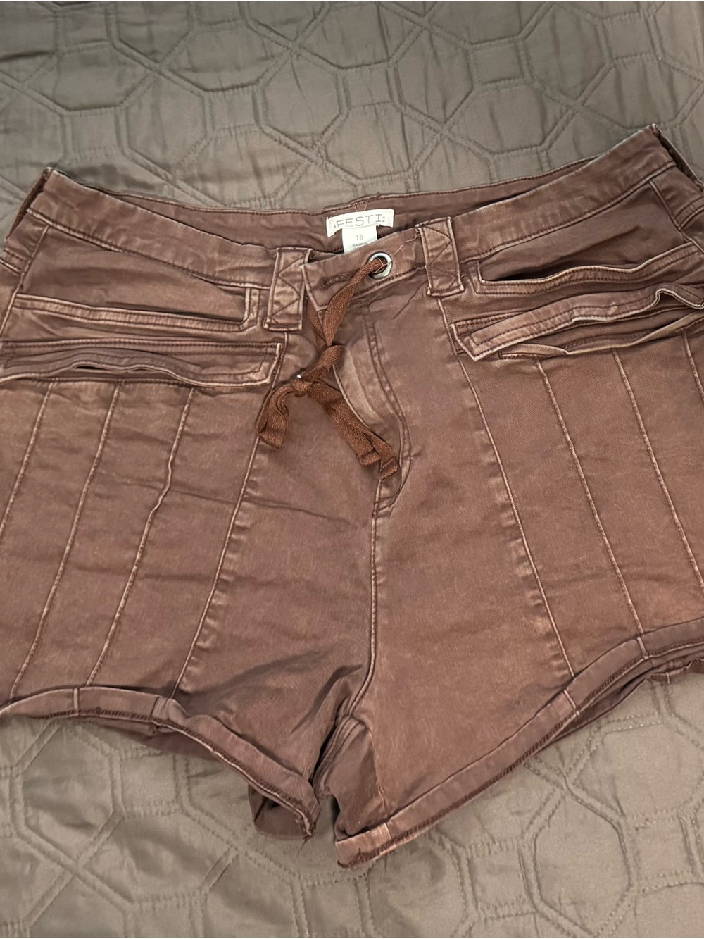 Festi High-Rise Utility Shorts - Torrid